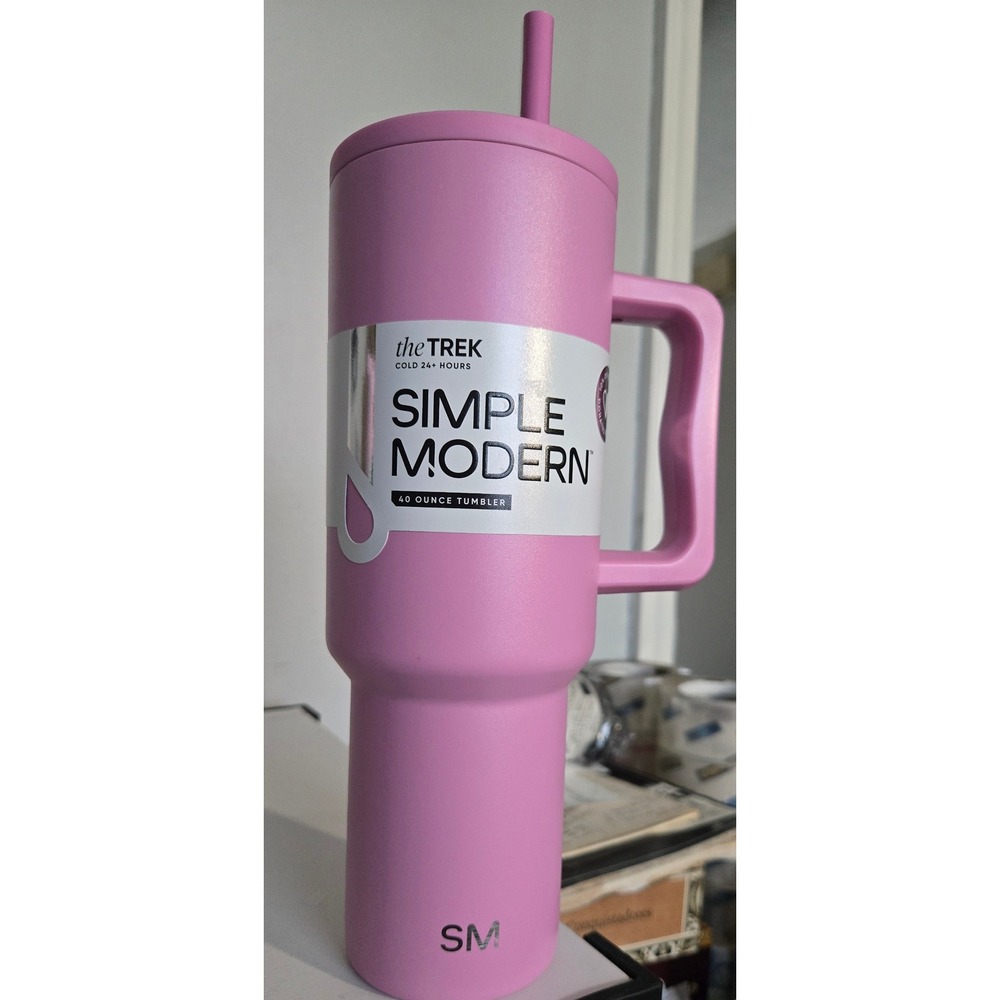 Simple Modern Trek 40oz Tumbler Lilac Stainless Steel Insulated Mug
